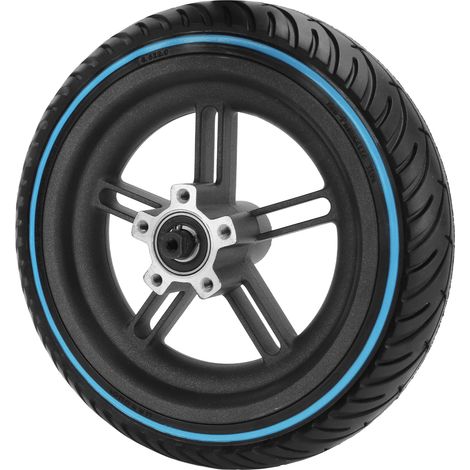 Pneu arrière de rechange en caoutchouc alvéolé pour trottinette électrique Xiaomi M365 1s Lite bleu (1/5)
