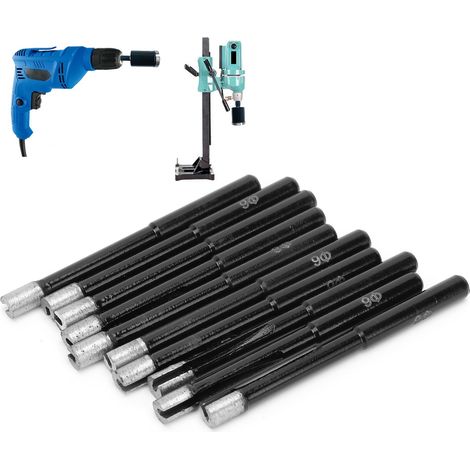 Set mit 10 geschärften Granitbohrern für Keramikfliesen, Beton und Marmor, 6 mm Durchmesser. (1/5)
