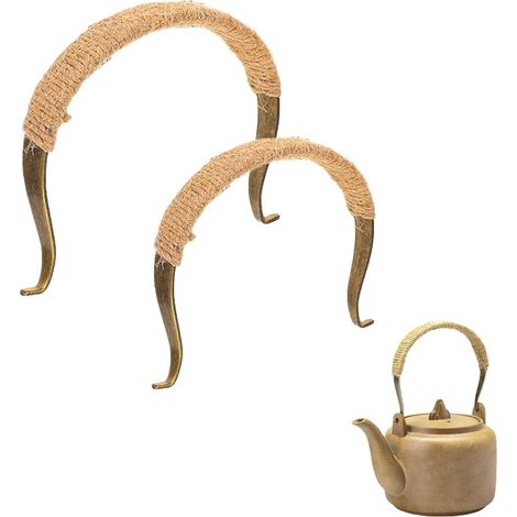2 Pièces Poignée De Théière Grenouille - Anse De Rechange Pour Théières En Céramique (1/5)