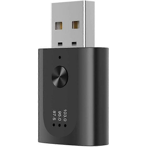 Adaptateur USB Bluetooth 5.3, récepteur audio sans fil, émetteur Bluetooth avec microphone pour appels mains libres (1/5)