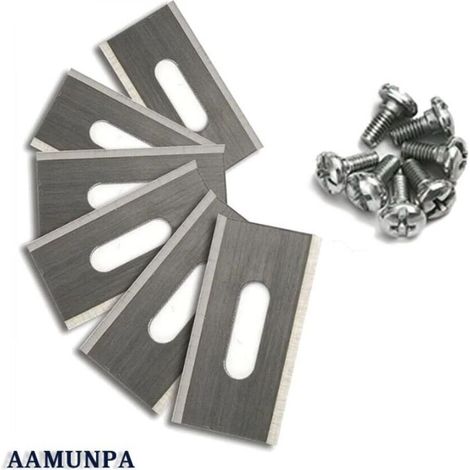 Lot de 30 lames de gazon pour Husqvarna avec double lame aiguise en acier inoxydable 36.518.50.65mm,