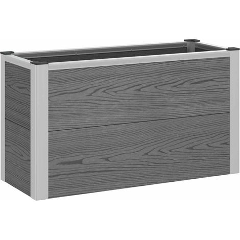 Maison Exclusive - Letto rialzato da giardino Grigio 75 x 30 x 22 cm