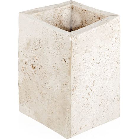 BATHSTAGE 61470 B-SANDY Vaso Mármol travertino - ref: BS-61470 (1/2)