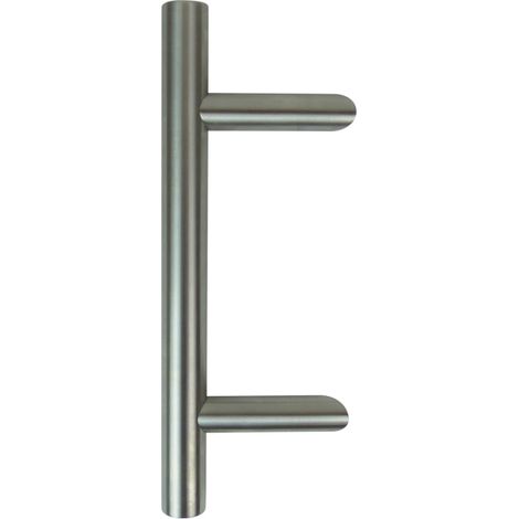 Poignée de tirage d-line supports inclinés - Ø Supports (mm) : 25 - Longueur (mm) : 400 - Entraxe (mm) : 210 - - KINTECH