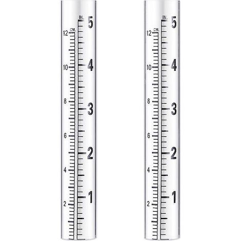 2 tubes à essai gradués