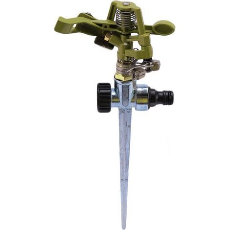 Arroseur De Pulvérisation D'Irrigation Rotative À 360 Degrés Pour Pelouse Jardin Cour Herbe Arroseur De Pulvérisation D'Eau Tuyau À Pointes En (1/4)
