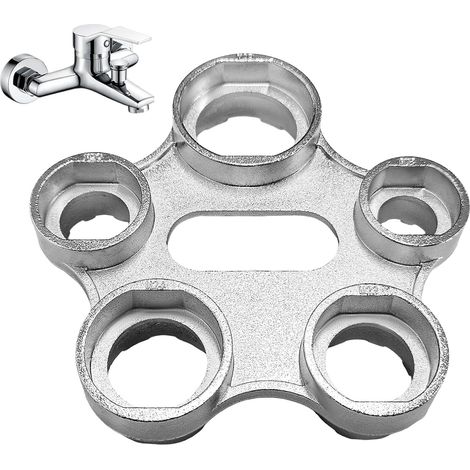 Strahlregler, Wartungsschlüssel, Belüfterfilterventil, Schraubenschlüssel, Belüfter, Montageschlüssel (1/5)