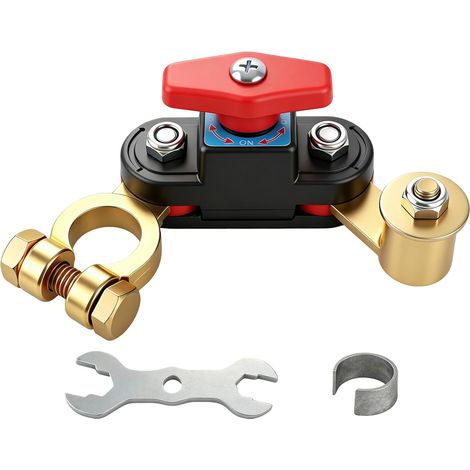 12V-24V Car Coupe Circuit Batterie Car Battery Cut Off Switch Adjustable Pure Copper,Circuit Breaker Stable Transmission,High Conductivity,pour Motorcycle Truck Camper Boat Tractor Bus (1/5)