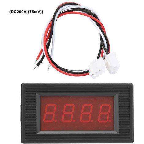 5135A DC5V 3 1/2-stelliges rotes LED-Digitalpanelmeter DC-Amperemeter Amperemeter (DC200A (75mV))