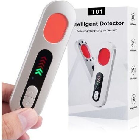 Détecteur de punaises de lit 5 en 1 avec 6 niveaux de sensibilité, détecteur de caméra cachée, avec écran, détecteur de suivi RF et GPS, appareil d'écoute portable pour hôtel, bureau, voyage (1/5)