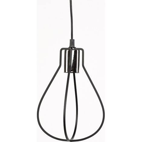 Simla LSW516.1 – Set 3 x Aufhängungen „Fouet“ métal noir – 13x13x26 cm