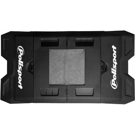 Tappetino pieghevole Polisport per moto Cross Enduro, nero e resistente