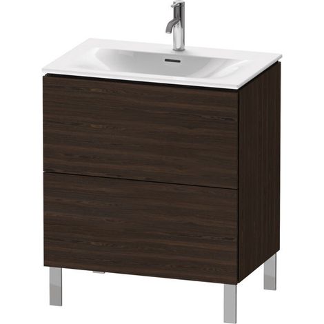 Duravit L-Cube bâti-support pour lavabo à poser, 2 tiroirs,