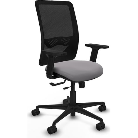 Sedia da ufficio piqueras y crespo Zulema grigio similpelle 120 kg (1/2)