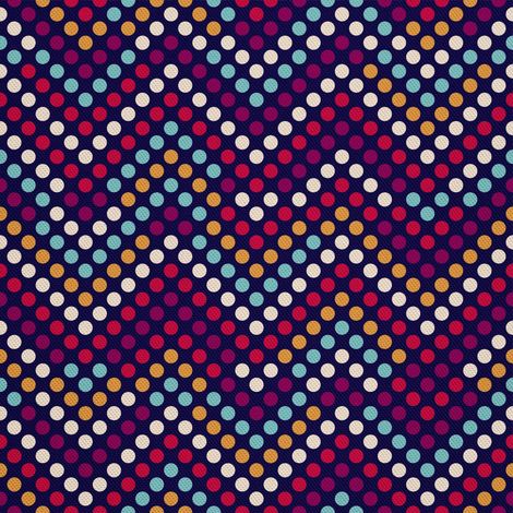 Tela decorativa para exteriores Oxford - motivo de puntos de colores I DX075 (1/5)