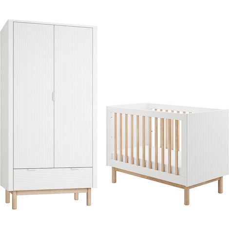 Armadio 2 ante Miloo bianco 87,5cm (1/5)