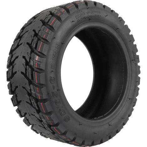 Pneus tout-terrain sans chambre à air Ulip90/65-6 pour trottinette électrique/trottinette électrique/chariot à bras avec pneus antidérapants épais (aucun gonflage requis)