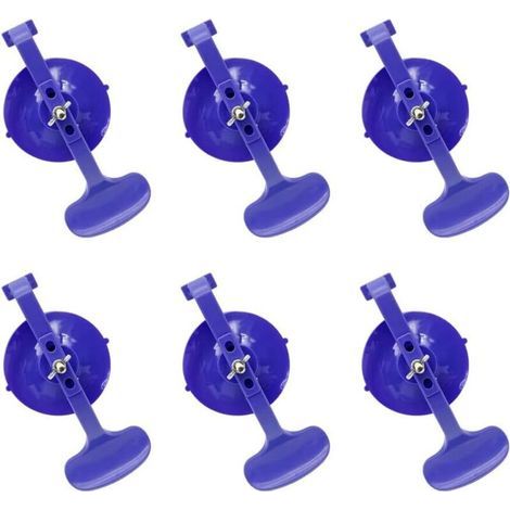 Kit de 6 ventouses de haute qualité pour une réparation optimale des pare-brise de voitures décapotables. (1/4)