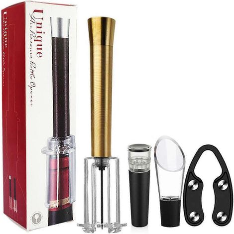 Nouveau kit d'ouverture de bouteille Wino On The Go amélioré, ouvre-bouteille à pompe à air comprimé, bouchon à vide (1/5)