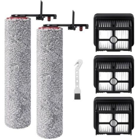 Bürstenwalze und HEPA-Filter für Dreame H15 Pro Heat Staubsaugerzubehör, 2 Ersatz-Rotationsbürsten, 3 Ersatzfilter, 1 Reinigungsbürste