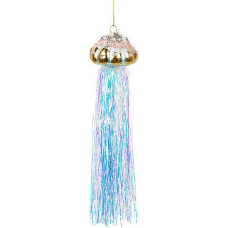 Pendentif méduse en perles de verre