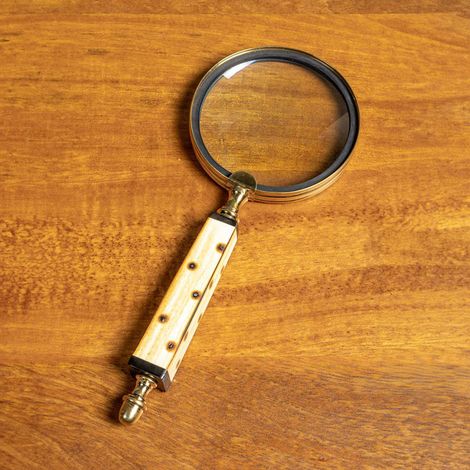 Loupe corne carrée 26x10cm (1/4)