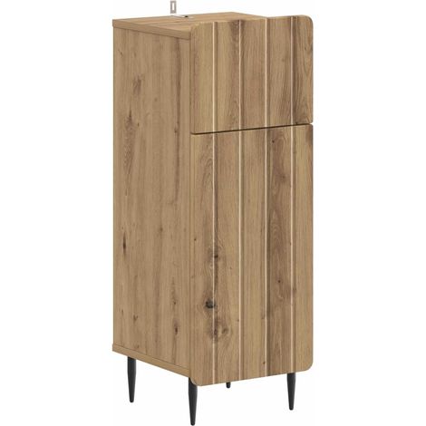 vidaXL Mobiletto da Bagno ZWOLLE Rovere Artigianale 30 x 31 x 79,5 cm (1/5)