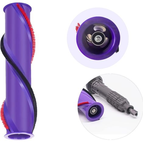 Brosse à Rouleau pour Dyson V10 V8,Brosse de Rechange pour Dyson V10 V8,Brosse de Nettoyage de Tapis de Rechange pour Tête de Moteur Triangulaire de V10 V8 (1/5)