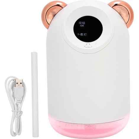 Humidificateur USB 220ml avec Veilleuse pour Bureau et Chambre (1/5)