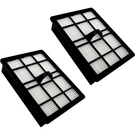 2x HEPA-Filter / Allergie / Pollen / Hygienefilter Ersatz Abluft Filter Kassette für Aura H4808 Grundig GML4500 VCC 5650 Hoover Powerforce H5003 (1/3)