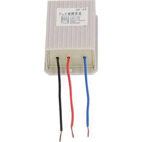 Wasserdichter Dämmerungsschalter für Straßenbeleuchtung, intelligenter automatischer Regler 220V AC, regendicht, fotoelektrische Schaltung. (1/5)