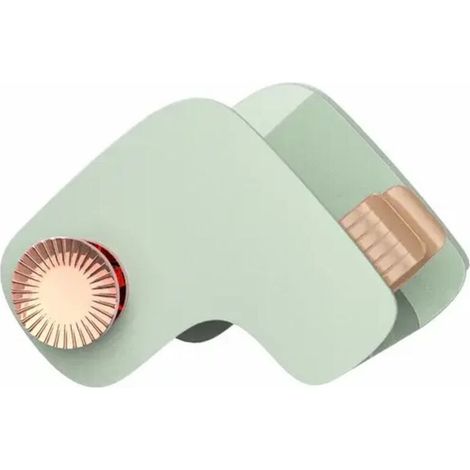 Porte-sèche-cheveux Support organisateur de salle de bain Support mural pour lisseur de cheveux Étagère de rangement pour sèche-cheveux Étagères de ventilateur Vert clair (1/5)