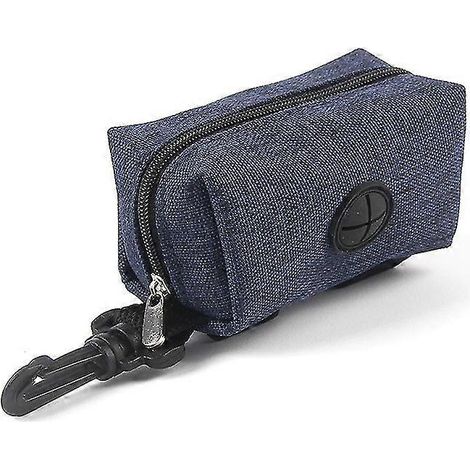 Hondenpoepzakjesdispenser, dispenser voor hondenpoepzakjes, dispenser voor hondenafvalzakjes (1 stuk, blauw) (1/4)