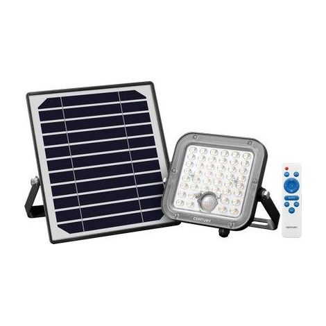 PROIETTORE LED SOLARE ENERGY + SENSOR CENTURY  NATURALE IP65 MAH  3600 LUMEN 1500