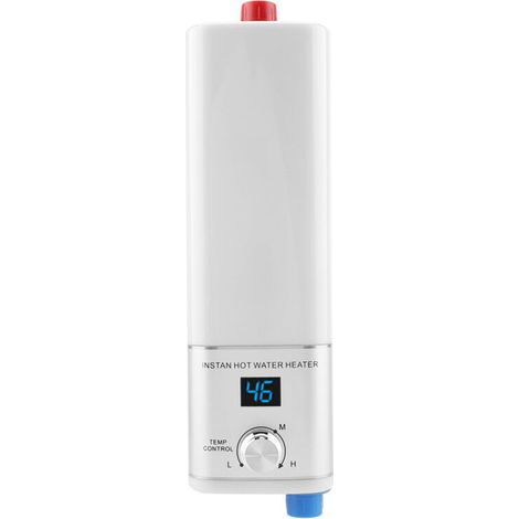 Trywise Chauffe-eau instantané Réchauffeur d'eau chaude sans réservoir 220V 5500W pour Cuisine, Salle de Bain (1/4)
