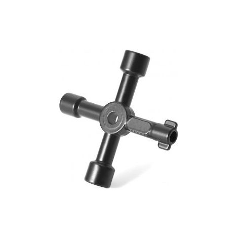 Llave en cruz universal para caja de electricidad y gas