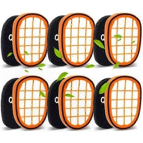 Replacement Filters for Handheld Vacuum Cleaner - 4/6 Pack Aqua Series-Compatible with SpeedPro Max Models FC6812 FC6813 FC6822 FC5005/01 (1/4)