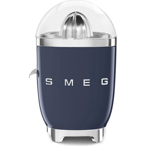 SMEG Presse agrumes Navy Blue Cone Inox Marche Auto CJF11NBEU