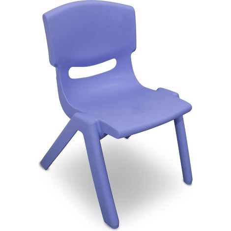 Sedia da Giardino per Bambini 26x30x50 cm in Plastica  Blu