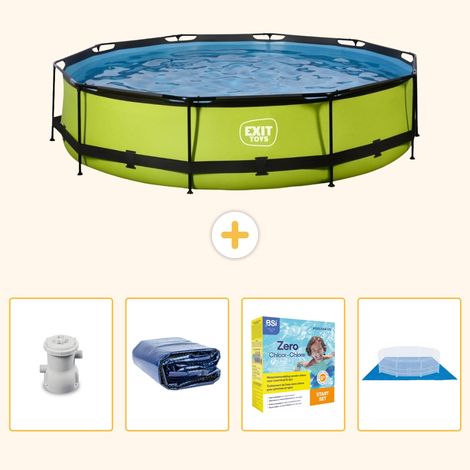 Exit-toys Piscine Exit Ronde - 360x76 cm - 5-pièces  SCB22 (1/5)
