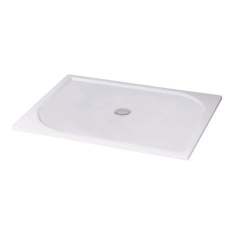 ONDEE ZEN - Receveur de douche HESTIA - 80x140cm - Résine - Blanc - Extra-plat - Antidérapant