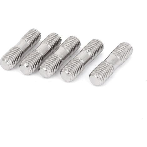 A2 Inox Acier Double Extrémité Fileté Goujon Vis Boulon M8 x 30mm (1/2)