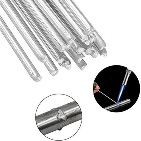 Baguette de Soudure, 20 pièces électrodes de soudage soudure en aluminium à basse température de 2,0 mm - Tiges de soudure faciles à fondre - Résistance à la corrosion (33 cm) (1/5)