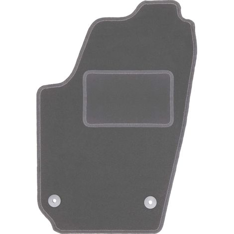 Tapis de sol conducteur en velours pour : Seat Ibiza III 6L (2002-2008) graphite