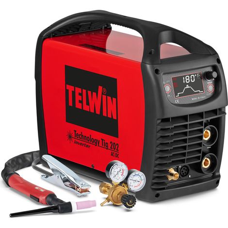 Saldatrice TIG ad inverter - Tecnologia TIG 202 AC/DC - 230V - + ACC - TELWIN - 816244