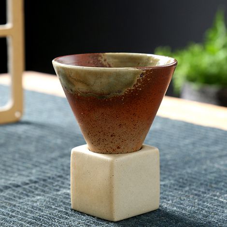 Mug japonais en céramique de 200 ml, tasse à café/latte avec base. (1/5)