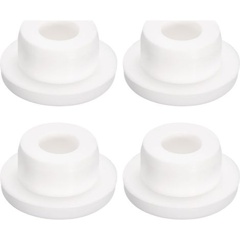 4 Pcs Bouchon de Trou Cache Trou Blanc, pour Trou de 20mm / 0.79" Bouchon en Caoutchouc Étanche (1/5)