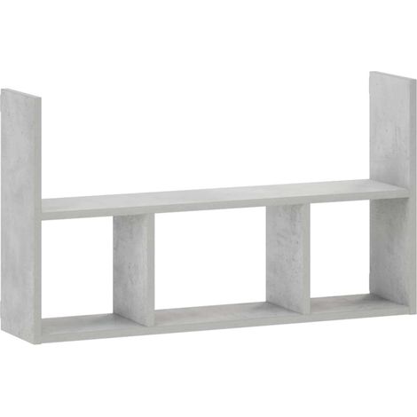 Wall Shelf Concrete Grey 78.5 x 17 x 45 cm Engineered Wood vidaXL (1/5)