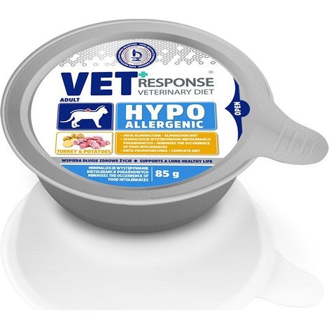 VET RESPONSE Hypoallergenic indyk dla kota 85g (1/4)