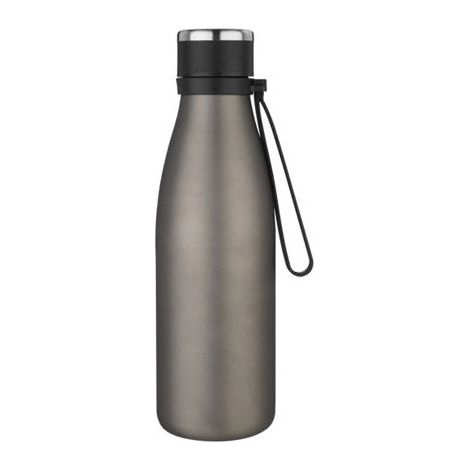 Borraccia in acciaio colorata 550 ml tappo ermetico grigio